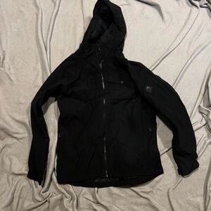 Black Hooded Men's Jacket